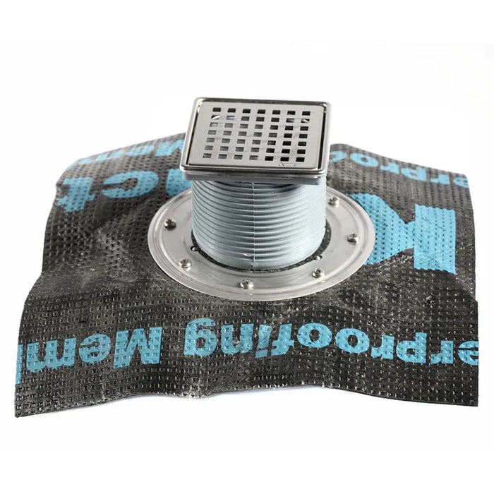 FLOOR SIPHON WITH BITUMEN INSULATION AKVO ADJUSTABLE - Подови сифони и аксесоари<<<Вик<<<Строителни