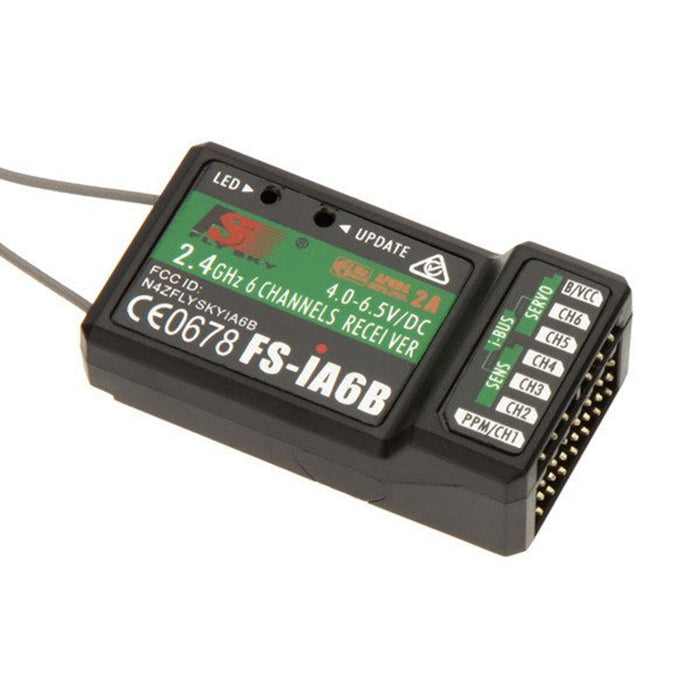 FlySky Transmitter FS-i6 (M2) + Receiver iA6B Set 6 channels AFHDS 2A - Transmitters<<<Transmitter systems<<<RC