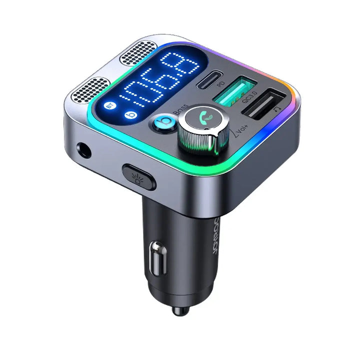 FM transmitter for Joyroom JR-CL16 USB + USB-C 48W (black) - Car transmitters<<<Car accessories<<<InnproXML&&&Cell
