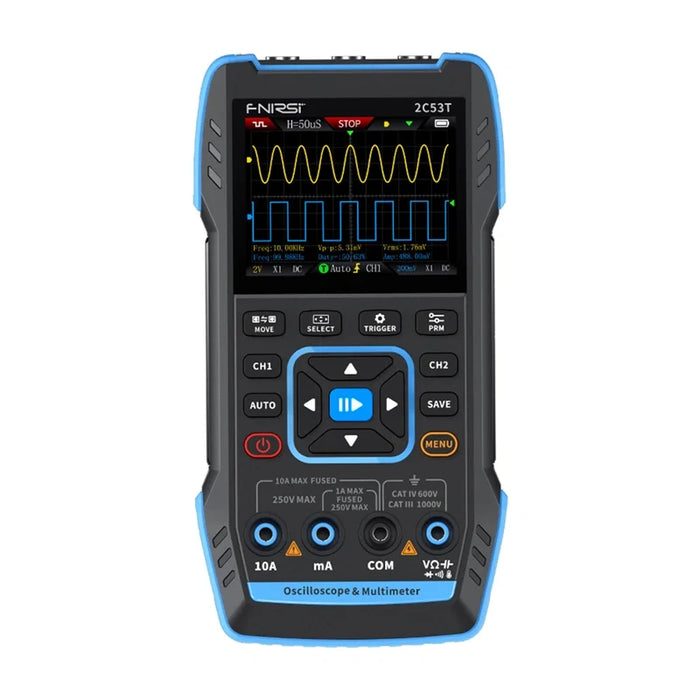 FNIRSI 2C53T 3-in-1 portable oscilloscope multimeter signal generator