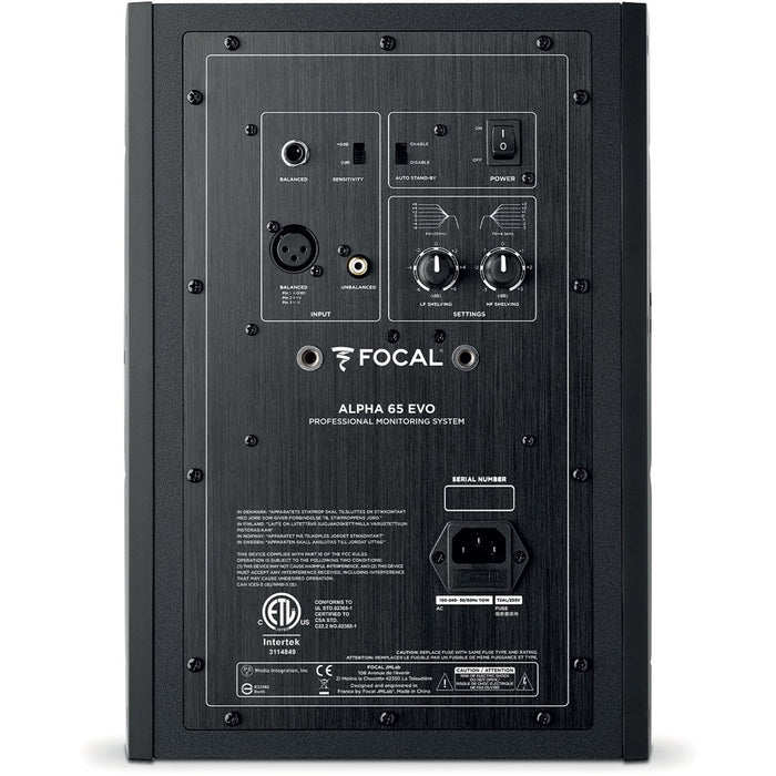 Focal Alpha Evo 65 - active 2-way studio monitor