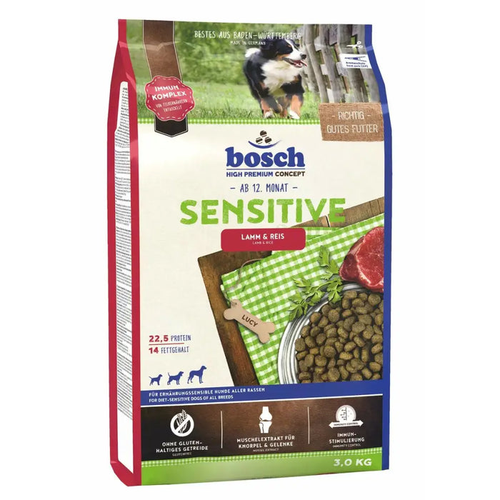 Fodder BOSCH Sensitive Adult Lamb Rice 3 Kg - Хранене на домашни любимци<<<Домашни Животни<<<Дом Градина<<<BigBuy&&&Dry