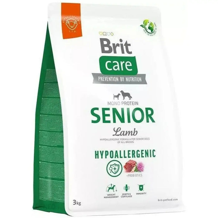 Fodder Brit Hypoallergenic Senior Lamb with rice Lamb 3 Kg Senior 2,3 Kg - Хранене на домашни любимци<<<Домашни