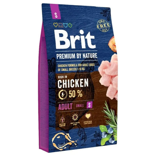 Fodder Brit Premium By Nature Adult Adult Apple Chicken Corn 8 kg - Хранене на домашни любимци<<<Домашни Животни<<<Дом