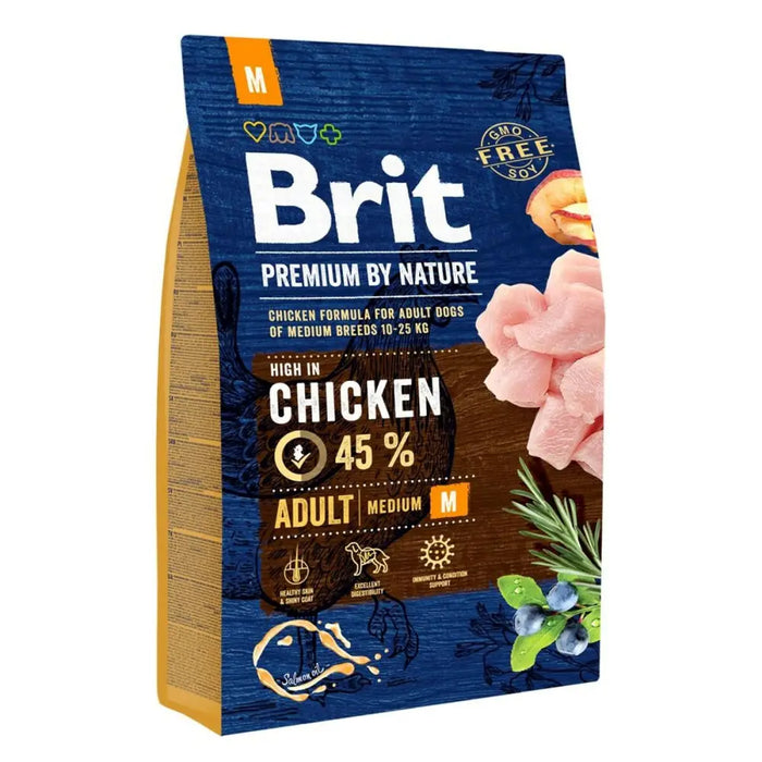 Fodder Brit Premium by Nature Adult Adult Chicken 8 kg - Хранене на домашни любимци<<<Домашни Животни<<<Дом