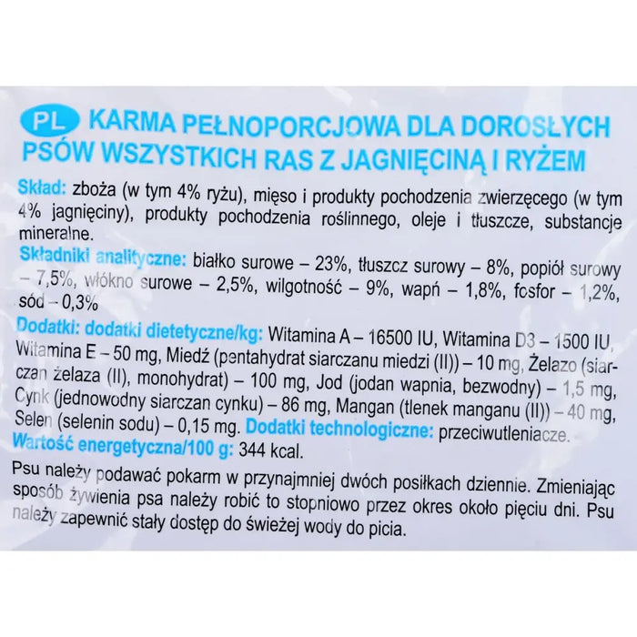 Fodder Dolina Noteci Classic Adult Lamb Rice 10 kg - Хранене на домашни любимци<<<Домашни Животни<<<Дом