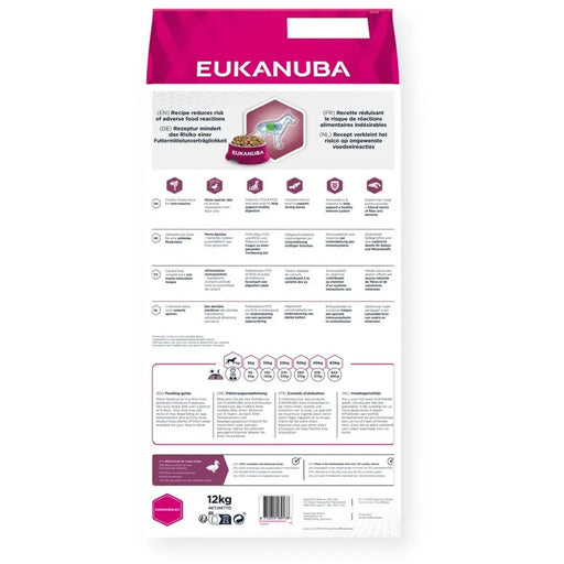 Fodder Eukanuba Daily Care Mono-Protein Adult All Breed Duck Duck 12 kg - Хранене на домашни любимци<<<Домашни