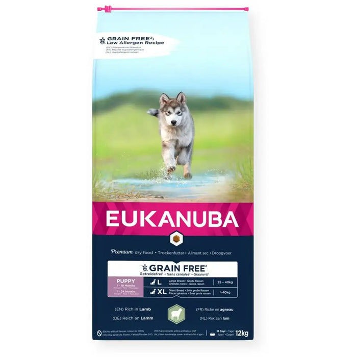 Fodder Eukanuba Grain Free Puppy Large&Giant Lamb Lamb 12 kg - Хранене на домашни любимци<<<Домашни Животни<<<Дом