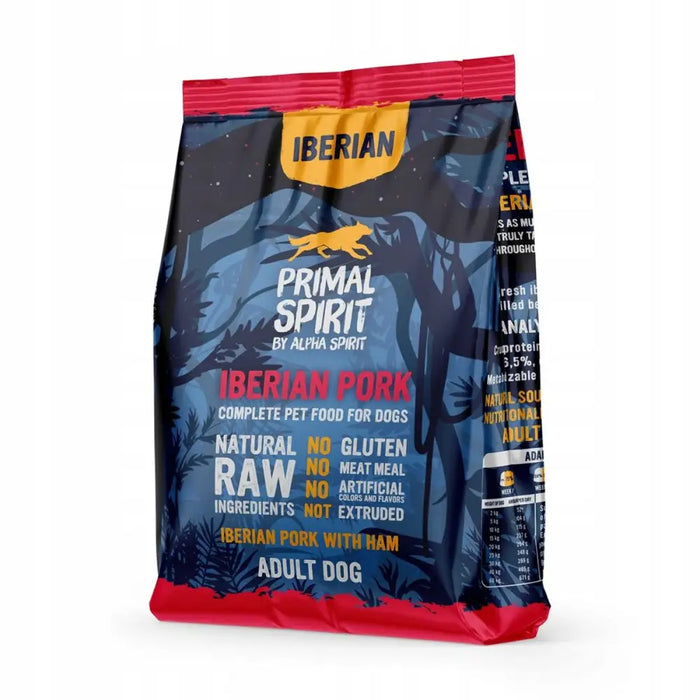Fodder Primal Spirit PRIMAL SPIRIT Iberian 70% Jamón de Cerdo Pig 1 kg Adult - Хранене на домашни любимци<<<Домашни