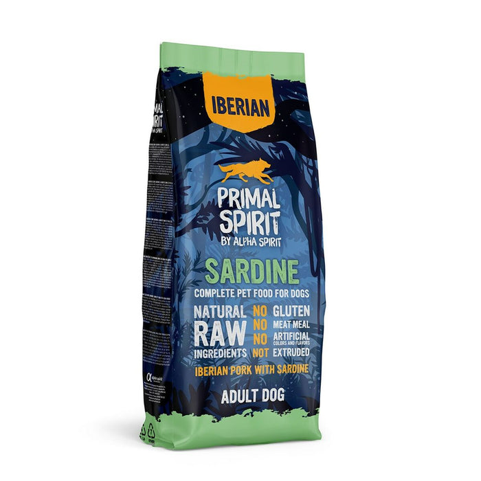 Fodder Primal Spirit Iberian Sardine Fish 12 kg Adult 12,7 KG - Хранене на домашни любимци<<<Домашни Животни<<<Дом