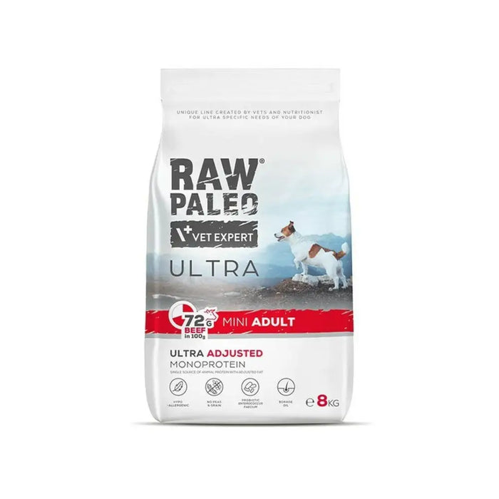 Fodder VETEXPERT Raw Paleo Ultra Mini Adult Beef Veal 8 kg - Хранене на домашни любимци<<<Домашни Животни<<<Дом
