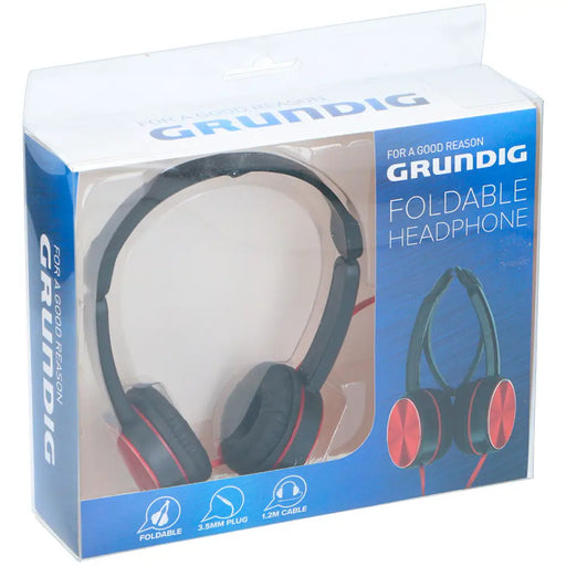 Foldable Headphones Grundig - Електроника Периферни и резервни части<<<Компютри| Електроника<<<BigBuy&&&Микрофони и