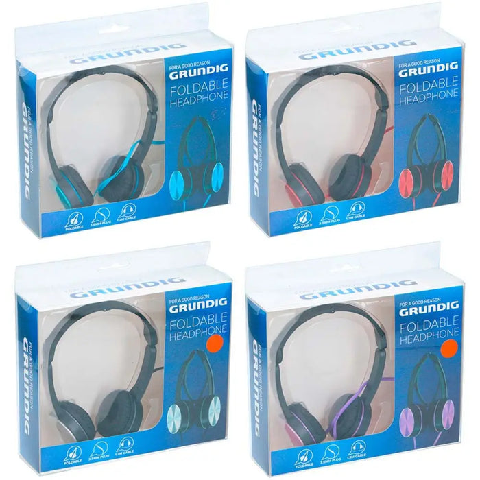 Foldable Headphones Grundig - Електроника Периферни и резервни части<<<Компютри| Електроника<<<BigBuy&&&Микрофони и