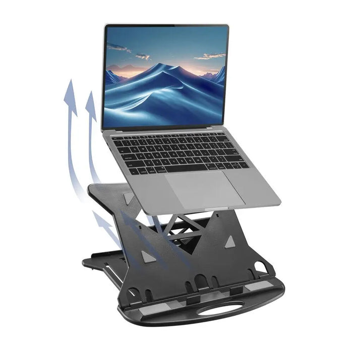 Foldable lightweight laptop stand ACT AC8150 7 positions Black - Охлаждащи поставки за лаптопи<<<Лаптопи таблети и