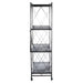 FOLDABLE METAL RACK KTN VTFS504BK 71X34X127 - Стелажи<<<Стелажи<<<Мебели и