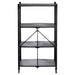 FOLDABLE METAL RACK KTN VTFS504BK 71X34X127 - Стелажи<<<Стелажи<<<Мебели и