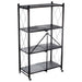 FOLDABLE METAL RACK KTN VTFS504BK 71X34X127 - Стелажи<<<Стелажи<<<Мебели и