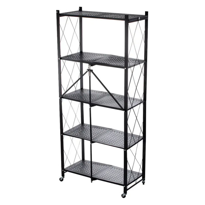 FOLDABLE METAL RACK KTN VTFS505BK 71X34X157 - Стелажи<<<Стелажи<<<Мебели и