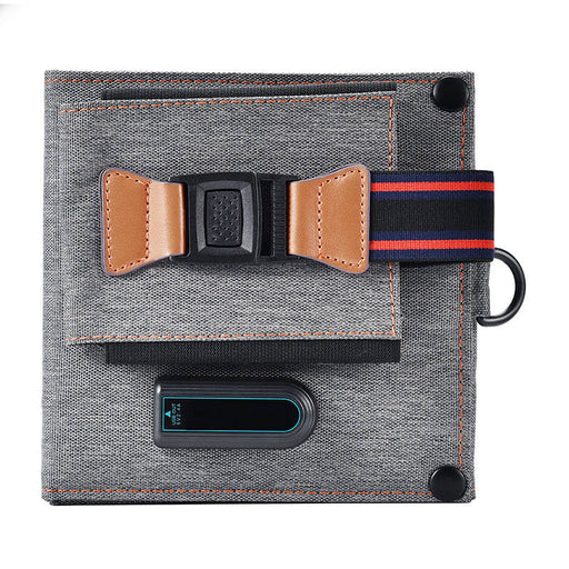 Foldable solar charger Choetech SC004 14W 1xUSB (grey) - Photovoltaic panels<<<Photovoltaic