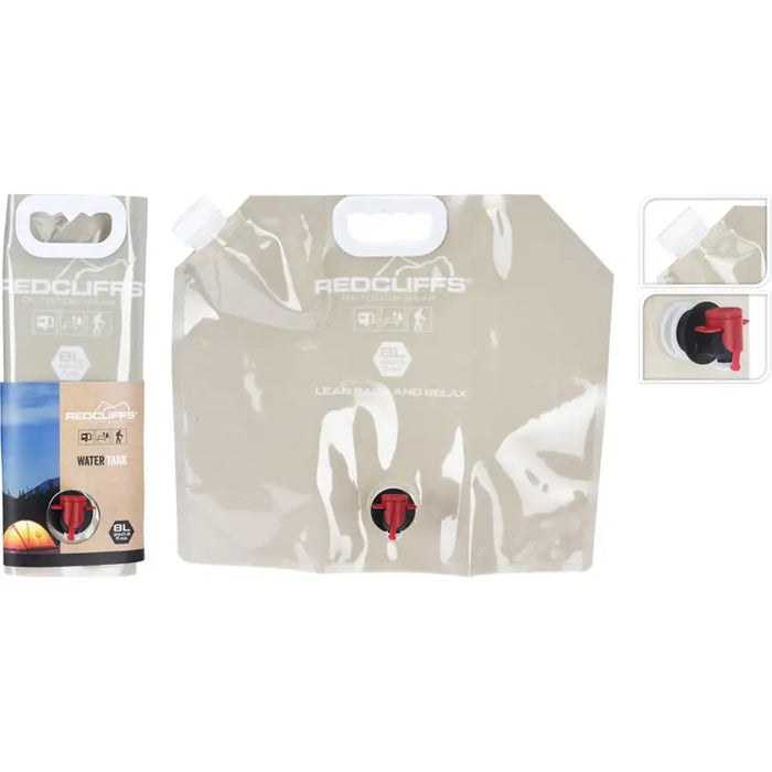 FOLDABLE WATER TUBE 8L REDCLIFFS OUTDOOR CY5656280 - Къмпинг оборудване<<<Къмпинг<<<Градина<<<Praktiker