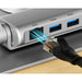 Folding and Adjustable Laptop Stand Unitek D1109B01 Aluminium - Монтиране на екрани<<<Електроника Периферни и резервни
