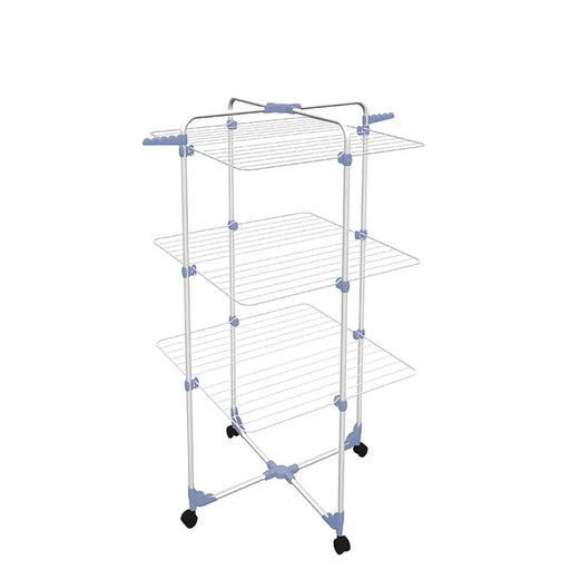Folding Clothes Dryer with Wheels Gimi 153580 Modular 3 Silver Steel (30 m) - Почистване Прахосмукачки И Гладене<<<Дом