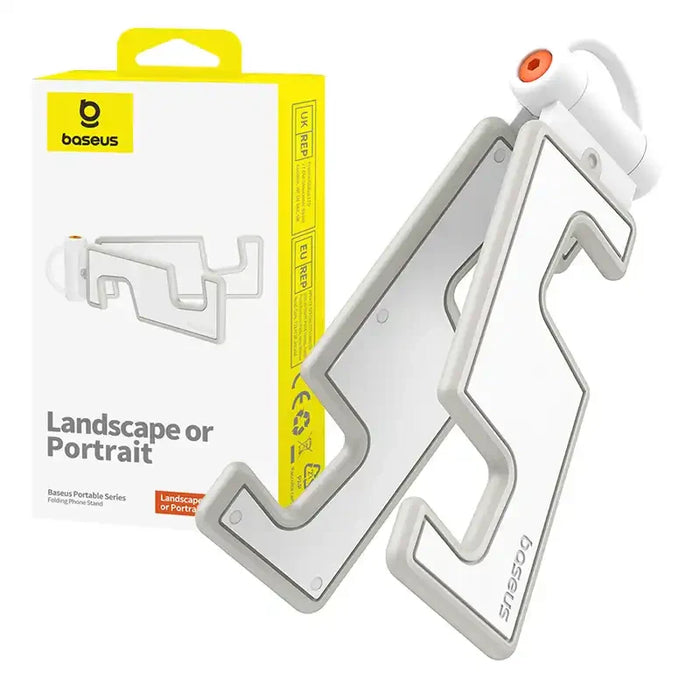 Folding Phone Stand Baseus (white) - Straps mounts and holders<<<Mounts<<<Tripods<<<Selfie Sticks<<<Booms<<<Photo