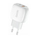 Foneng EU41 USB-C + USB-A 20W network charger + USB-C - Lightning cable (white) - mains chargers<<<Chargers<<<GSM