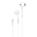 Foneng T28 Wired Earphones Lightning with remote Control (White) - Wired<<<Headphones<<<Audio<<<InnproXML