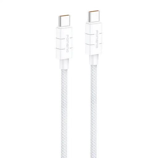 Foneng XS02 60W USB-C to USB-C cable 1.2m (white) - USB-C to USB-C<<<USB cables<<<GSM Accessories<<<InnproXML