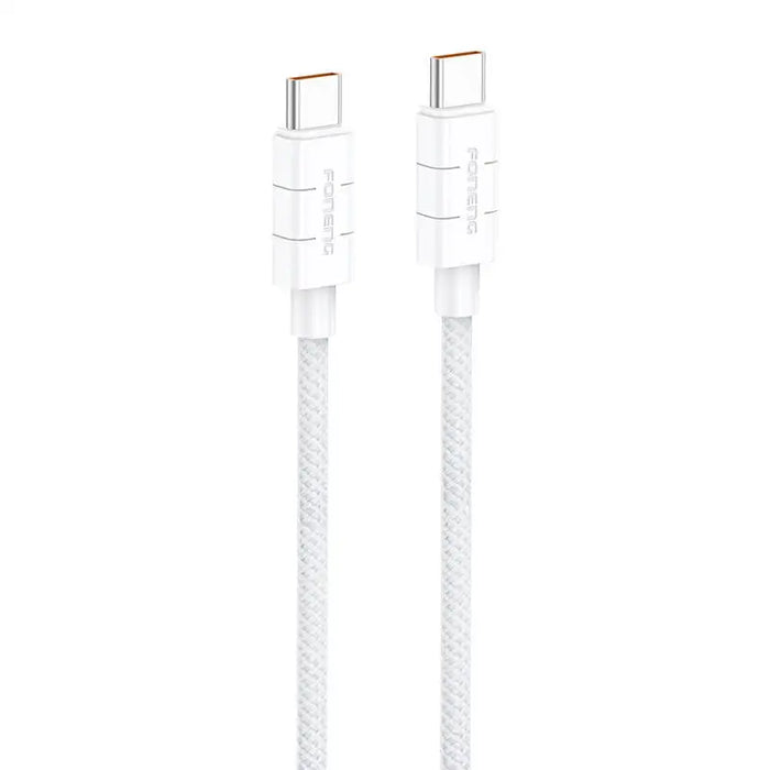 Foneng XS02 60W USB-C to USB-C cable 1.2m (white) - USB-C to USB-C<<<USB cables<<<GSM Accessories<<<InnproXML