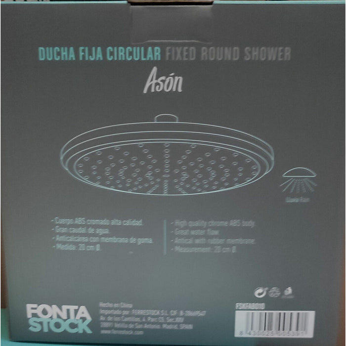 Shower Rose Fontastock ASÓN ABS Ø 20 cm