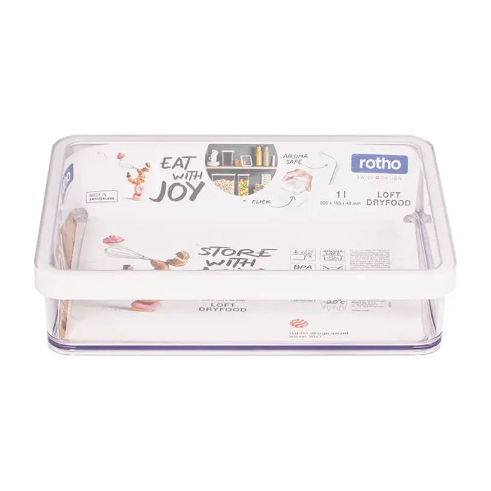 FOOD BOX 1.0 L LOFT ROTHO - Кутии за храна и купи<<<Домашни потреби<<<Кухня<<<Praktiker