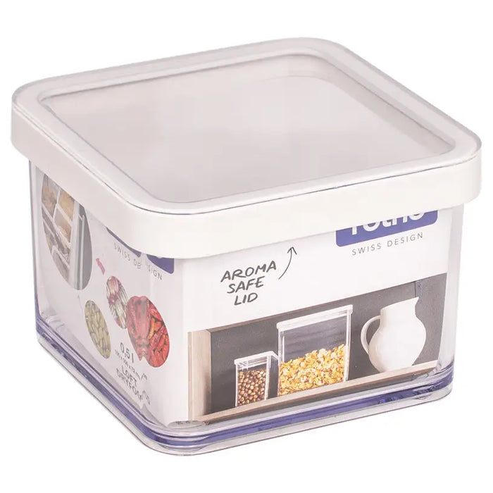FOOD BOX SQUARE 0.5 L LOFT ROTHO - Кутии за храна и купи<<<Домашни потреби<<<Кухня<<<Praktiker&&&Хранене на домашни