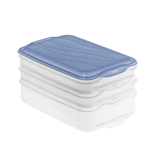 Food Preservation Container Rotho Rondo Horizon blue Blue Transparent 750 ml 1,35 L - Хранене на домашни