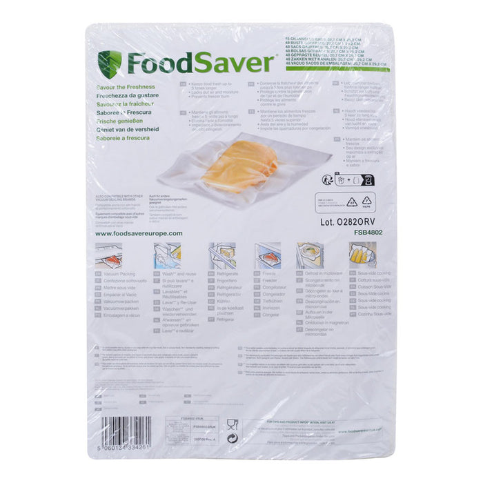 VACUUM BAGS FOODFAVER 48PCS. 20.7X29.2CM