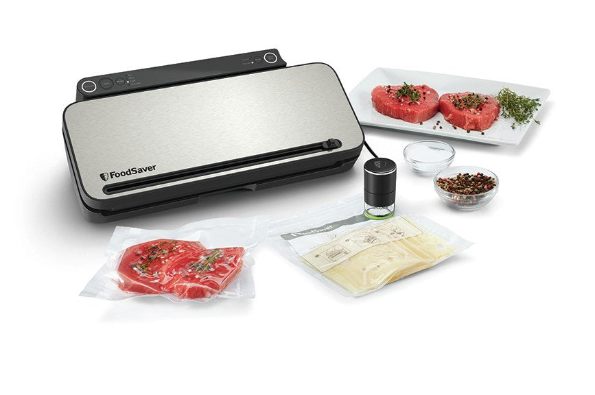 FoodSaver VS3190X vacuum sealer Black, Stainless steel