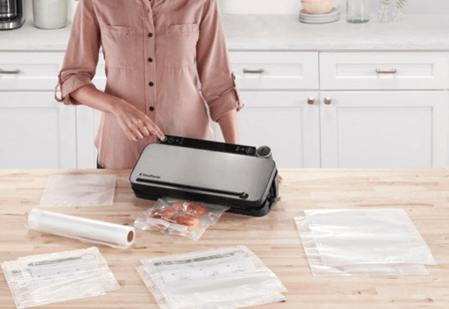 FoodSaver VS3190X vacuum sealer Black, Stainless steel