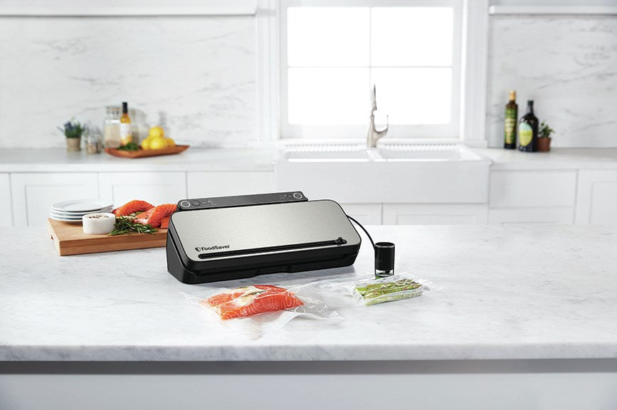 FoodSaver VS3190X vacuum sealer Black, Stainless steel