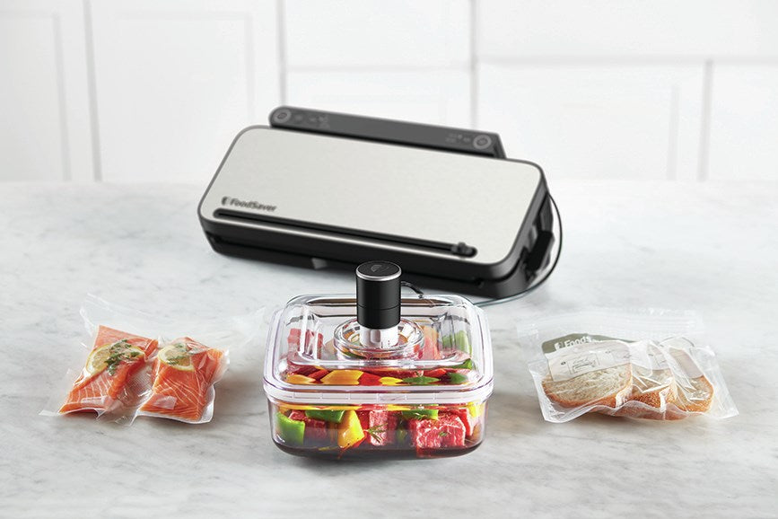 FoodSaver VS3190X vacuum sealer Black, Stainless steel