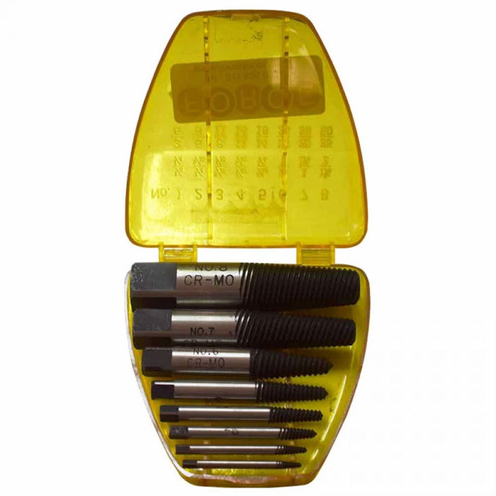 SET OF EXTRACTORS 8 PCS. 3/4" 1/2" FORCE JN66034