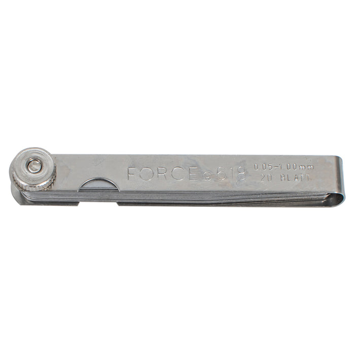 AIR GAUGE 0.05-1MM 20 PIECES FORCE JN66166