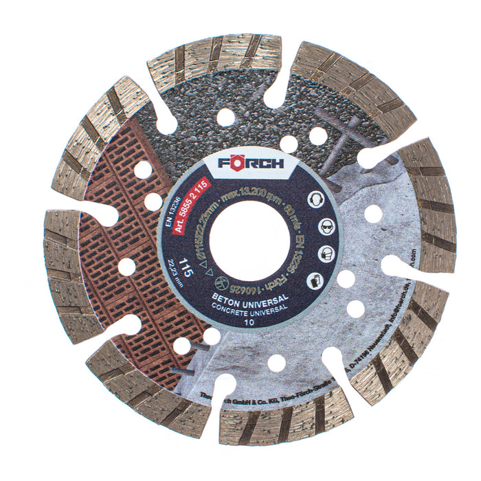 DIAMOND DISC FOR CUTTING NON-METALS FORCH