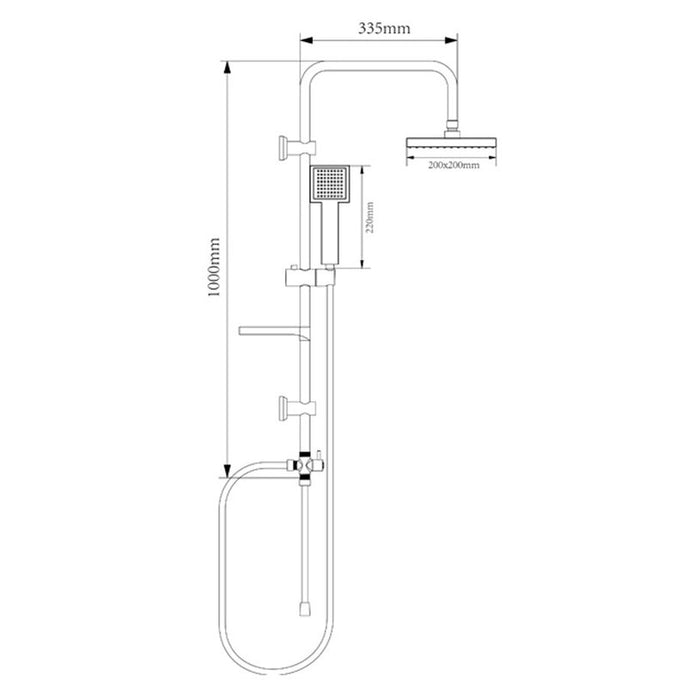 SHOWER SET FORMA VITA YS34194