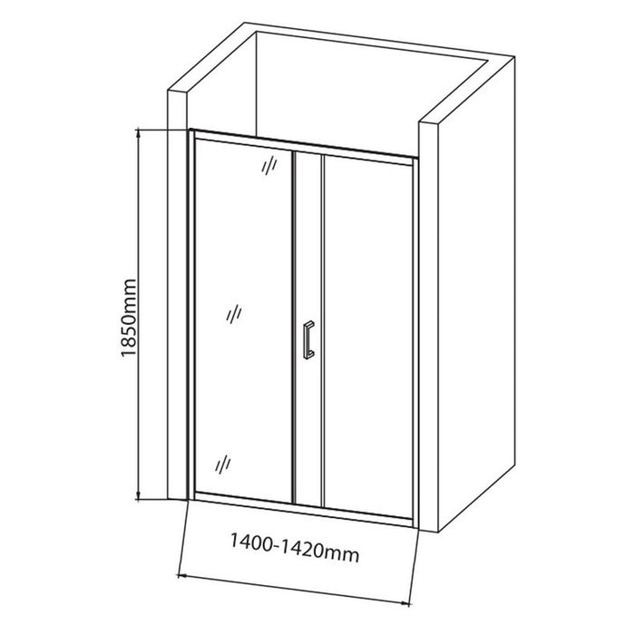 PARTITION SCREEN 140X185 FORMA VITA SW-001D