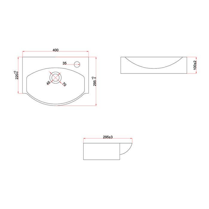 FORMA VITA KF1171 WASHBASIN