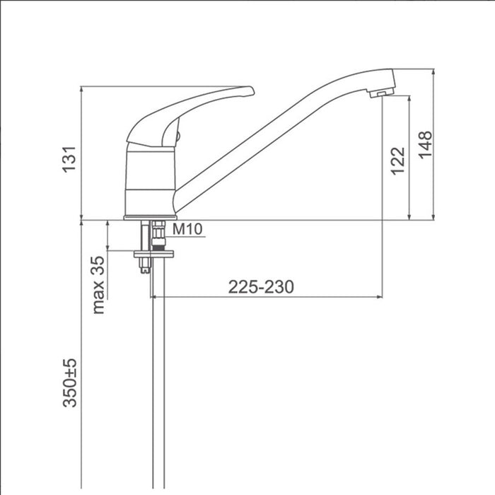 FORMA VITA ANCONA KITCHEN MIXER