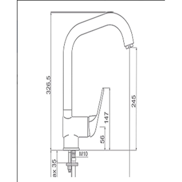 FORMA VITA ANCONA KITCHEN MIXER