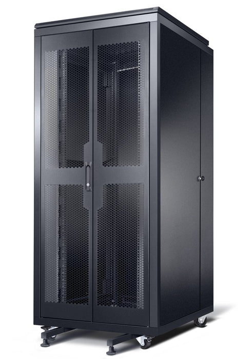 Formrack 19" Server rack 42U 800/1000mm, perforated front and back door, openable locking sides, height: 2098 mm, loading capacity: 1000kg (does not include castor/feet group)