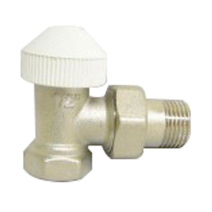 VALVE RADIATOR CORNER FOR THERMO REGULATOR 1/2" FORNARA